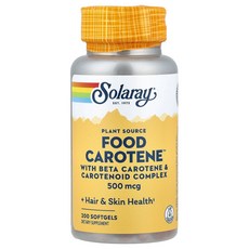 Solaray Food Carotene™ 소프트젤 200정 Solaray (솔라레이), 1개