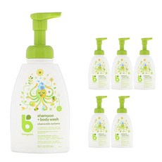 베이비가닉스 샴푸 + 바디 워시 올인원클렌저 캐머마일 버베나 향, 6개, 473ml