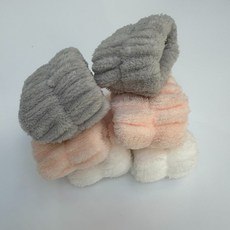 2set(4p) 세안 손목 밴드 욕실 샤워 용품 헤어밴드 귀여운세안밴드 건식 화장실 청소 관리, 퓨어화이트+베이비핑크