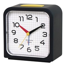 엘 코뮌 탁상 시계 바우 하우스 GENE ALARM CLOCK Bayer Alarm SQ 블랙 DCL-006, 상세페이지 참조