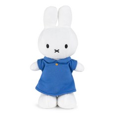 Miffy 미피 드레스 업 토끼 애착 인형 블루 드레스 - 24cm