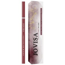 JOVISA 喚活持久眼線液 防暈防水 筆頭好拉 眼線液筆, 黑色, 1個