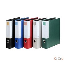 문화 3공 바인더 D링 합지 서류철 A4 흑색 1.5형 학생용 사무용 1개입