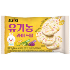 엘빈즈 유기농 라이스팝 과자, 12개