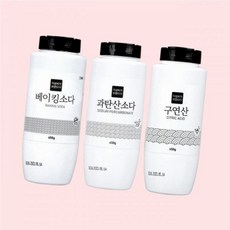 가성비가 브랜드다 톡톡톡 뿌리는 과탄산소다+구연산+베이킹소다 450G x 3개 4306456