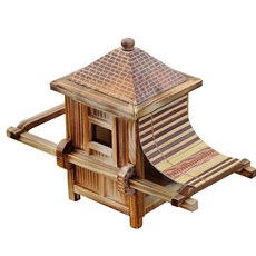 木製神轎 官轎 擺飾 模擬 模型 精美工藝品, 1個