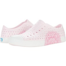 Native 여성용 제퍼슨 패션 스니커즈 밀크 핑크/쉘 화이트/메리골드