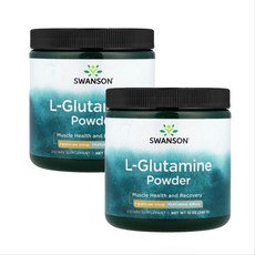 스완슨 L-글루타민 파우더, 2개, 340g