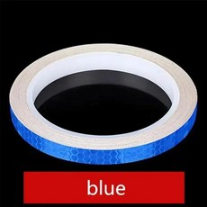 자동차 오토바이 자전거 바디 휠 장식 스티커용 반사 스트라이프 테이프, 1개, 3. Blue