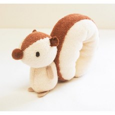 일본제 태교바느질 DIY키트 한글설명서 기요하라 아기다람쥐 딸랑이 인형 임산부 출산 선물, 1개