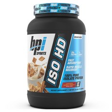 Bpi ISO HD 分離乳清蛋白粉 肉桂麥片脆片口味, 1個, 713g