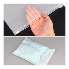 [하루셀렉] 반투명파우치 다용도파우치 반투명 PVC 지퍼백 파우치 25x35cm