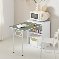 플레인홈 투스 접이식 테이블, 2단, 그린