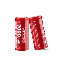 Vapcell 26650 動力電池 7000mAh 凸頭, 1個, VAPCELL 7000mah/凸頭
