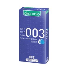 岡本 Okamoto 003 RL 超潤滑保險套, 1個, 10個裝
