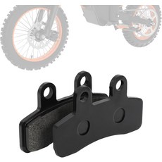 투티오 투티 솔레일 01 전기 더트 바이크에 적합한 IUVWISN 전면 브레이크 패드 장착