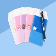 살림덕후 방수 릴홀더 대형필통 간호사펜주머니 만능필통 간호사널스포켓, 블루, 1개, 보라색