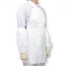 방진 앞치마 화이트 방진앞치마 식품공장, 1개