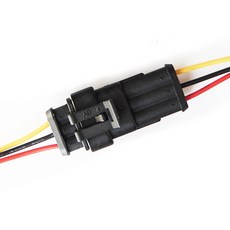 오아시스 자동차 하네스 방수 커넥터 암수세트, 3P(3선), 1세트