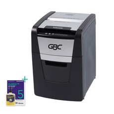 카피어랜드 GBC 오토 문서 세단기 자동급지 대형 34L 100매 크로스컷 Shredmaster 100X+오일+오일페이퍼5매, 단품