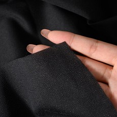 원단 인터라이닝 온 부드러운 아이언 액세서리 의류 단면 DIY 재봉 안감 접착 쉬폰 흑백, 1개