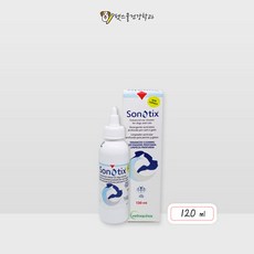 )당일발송( 베토퀴놀 소노틱스 120ml 강아지 고양이 외이염 귀세정제 귀청소 귀관리 베토퀴놀 (유통기한 26년 4월), 1개
