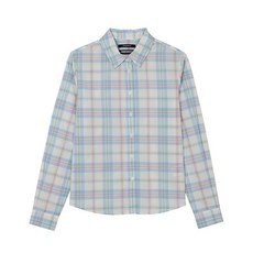 잠뱅이 여성 아사 체크 셔츠 AN1WWH156-BL