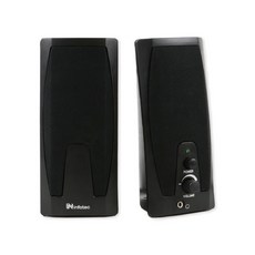 Infotec 2.0聲道桌上型多媒體喇叭 電腦音箱 電腦喇叭 桌上喇叭 有線喇叭, SP-101 多媒體喇叭, 黑色, INF-SP-101