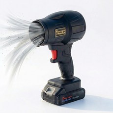 툴럭 무선 송풍기 2.0AH배터리 포함 ES21 휴대용 에어건 마끼다호환, 1개