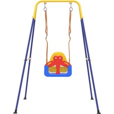 兒童鞦韆架 室內外 嬰幼兒搖椅吊椅, 灰白