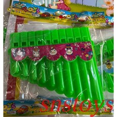 SNS 古早味 塑膠排笛 小口琴 口哨 懷舊童玩 玩具, 1個, 1個