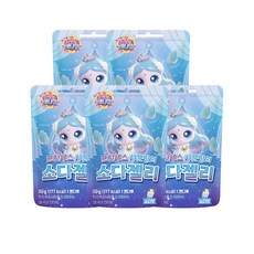 프린세스 캐치티니핑 프린세스 사뿐핑의 소다젤리, 5개, 50g, 소다맛