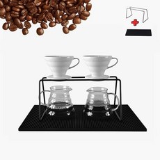 루미나D 드립 핸드커피 스테이션 2종세트 대형 가정 카페용품, 상세페이지 참조, 선택_대형 2종세트, 상세페이지 참조