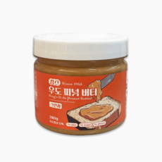 킹스 우도 피넛 버터 크런치, 1개, 280g