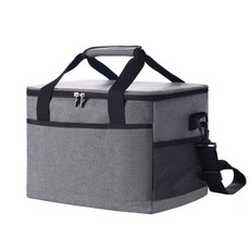 IKNOE 20L PEVA 방수 보온보냉백 대용량 보냉가방, 1개, 그레이 1개, 그레이