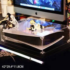 호환 플스 플스5 QM 보관함 보호 투명 먼지 커버 DS, PS5 가로형 커버