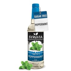 시루비아 무설탕 호박 스파이스 시럽 25.4온스 커피, Peppermint, 25.4 Fl Oz (Pack of 1)