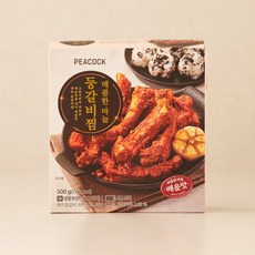 피코크 매콤한 마늘 등갈비찜 500g, 2개