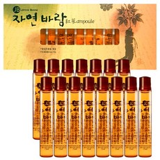 자연바람 홍삼앰플 13ml x 15ea 헤어앰플 손상앰플 모발보호 단백질앰플, 15개