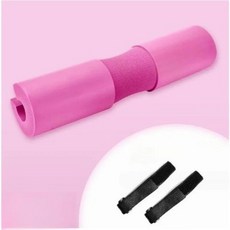 목 어깨 웨이트 리프팅 바벨 패드 풀업 트레이닝용 미끄럼 방지 보디빌딩 체육관 장비 운동, Pink, 2. Pink Colour