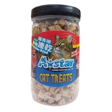 3貓2館 A Star 貓專用可還原凍乾罐裝(三種口味) 驕傲貓 貓凍乾零食, 鮪魚140g, 1個