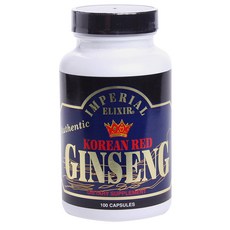IMPERIAL ELIXIR 紅蔘膠囊, 100顆, 1罐