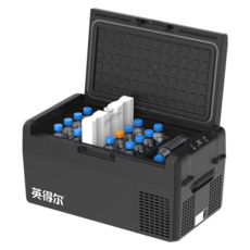 ICECO 인버터 컴프레서 듀얼 박스 차량용냉온장고, 블랙, 20L 블랙, 20L