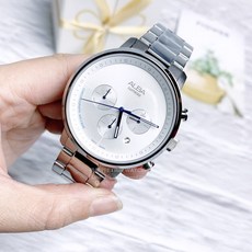 ALBA VD53-X313S 雅柏 極簡 時尚 計時 男錶