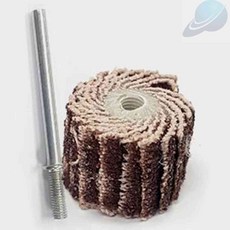 에스월드 플랩휠 분리형 추페이퍼 연마휠 샤프트휠, 120방12mm