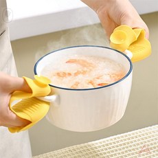 백군디자인 하트 실리콘 냄비장갑 1개입 1p내열글러브 큰손잡이장갑 간편글러브, 블루