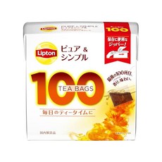 립톤 홍차 퓨어 심플티백 100봉×3개, 1g, 3개, 100개입
