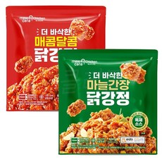 기타 멕시카나 더 바삭한 매콤달콤 닭강정 500g + 마늘간장, 상세페이지참조, 1개