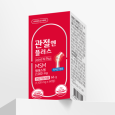 그린스토어 관절엔플러스 MSM, 60정, 1개