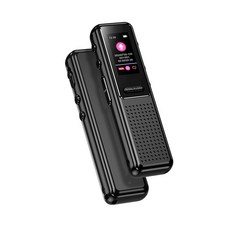跨境彩屏錄音筆高清降噪學生mp3播放器學生商務錄音筆便攜, 16G, 黑色